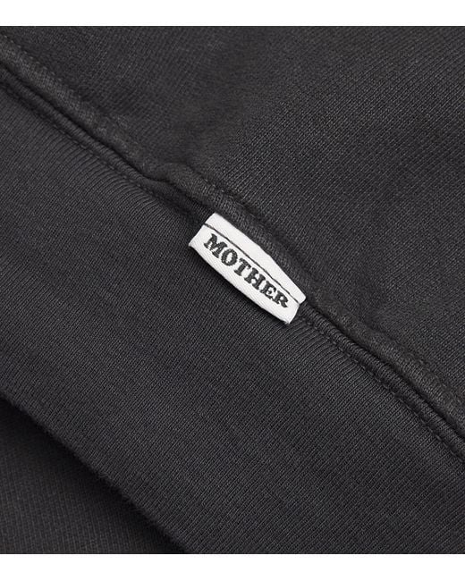 Mother Black Cotton The Biggie Concert Sweatshirt