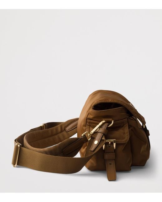 Prada Brown Medium Re-Nylon Explore Shoulder Bag