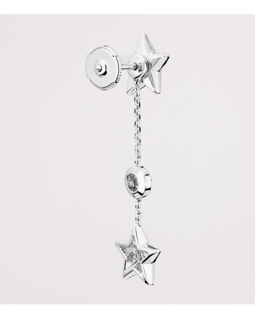 Chanel White And Diamond Comète 1932 Transformable Earrings