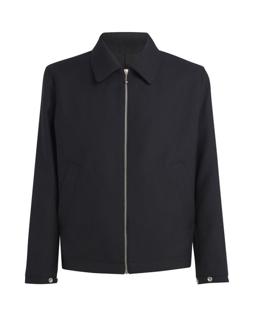 Sandro Black Wool-Blend Jacket for men