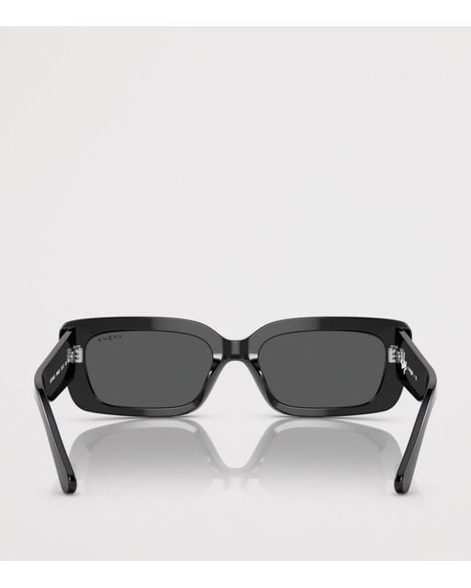 Vogue Black Acetate Pillow Sunglasses