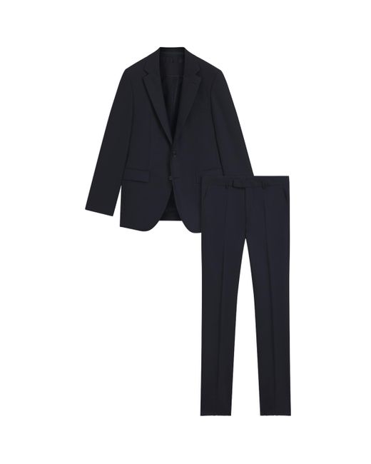Boss Black Virgin Wool-Silk 2-Piece Suit for men