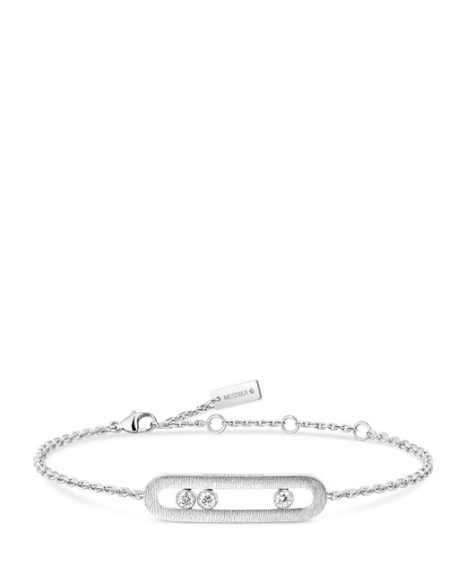 Messika White Move Classique And Diamond Bracelet