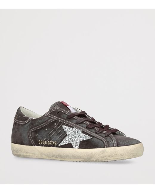 Golden Goose Deluxe Brand Brown Suede Super-Star Sneakers
