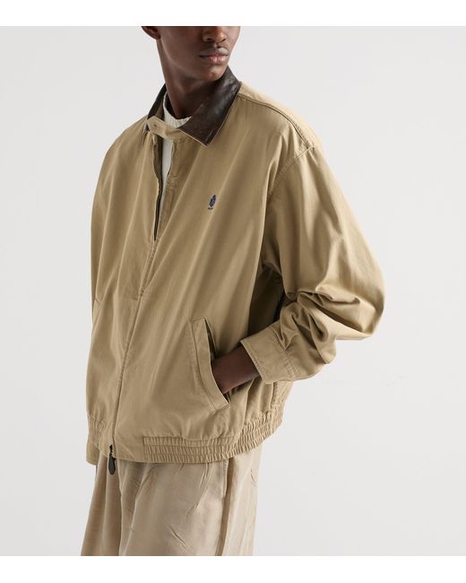 Prada Natural Cotton Bomber Jacket for men