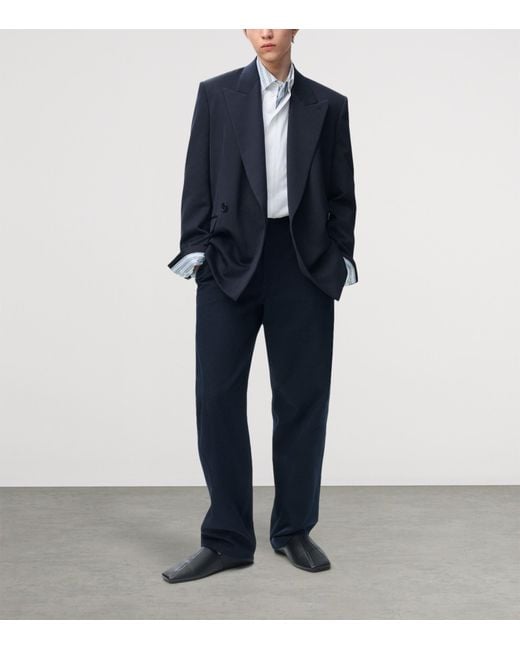 Loewe White Poplin Anagram Shirt for men