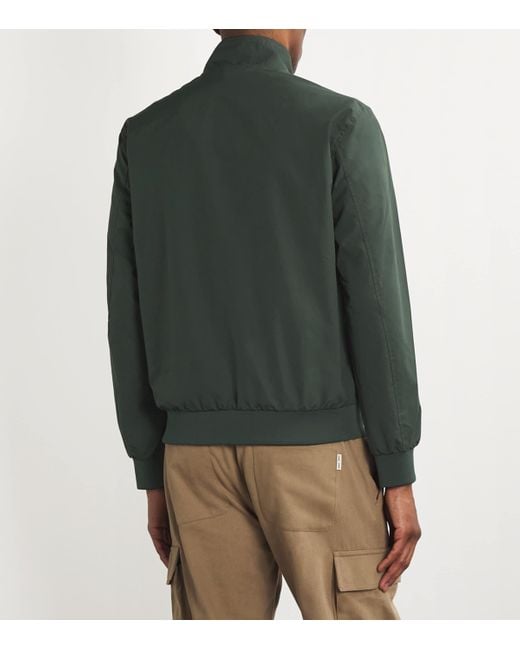 Fred Perry Green Brentham Jacket for men