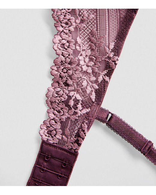 Wacoal Purple Embrace Lace Underwired Bra