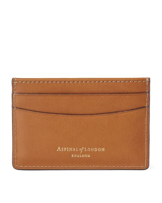 Aspinal Brown Slim Card Holder