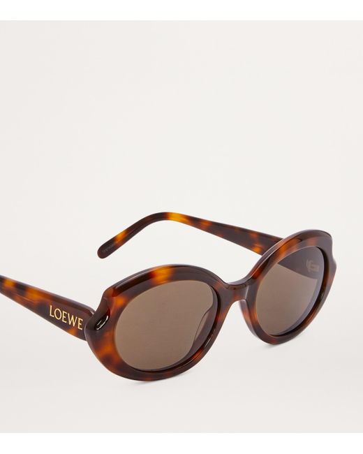 Loewe Brown Mini Oval Sunglasses
