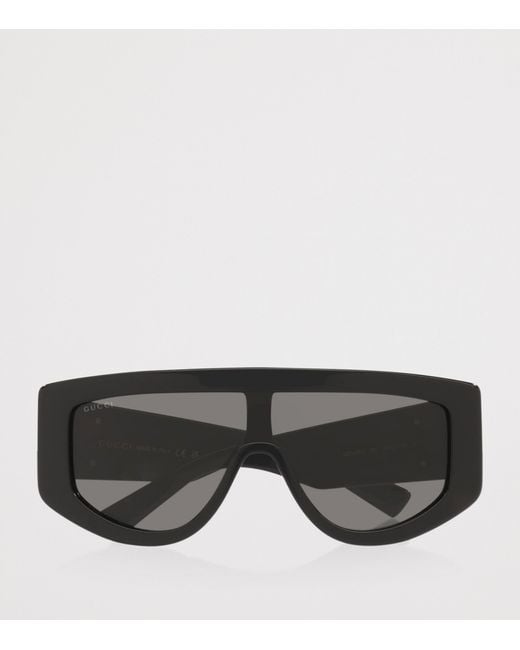 Gucci Gray Irregular Sunglasses