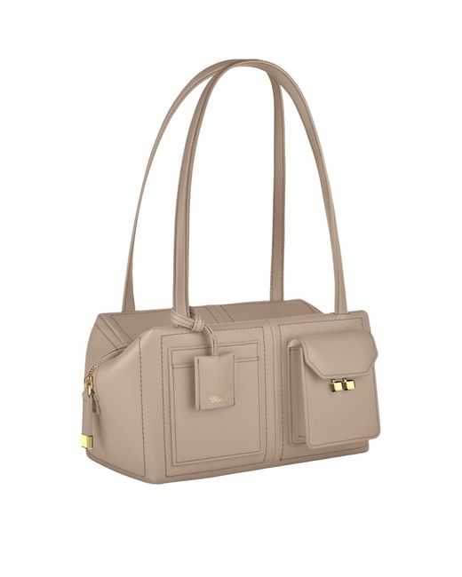 Chopard Natural Leather Ice Cube Shoulder Bag