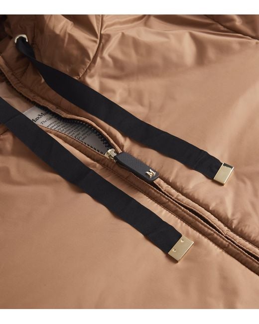 Max Mara Brown Water-Repellent Padded Jacket