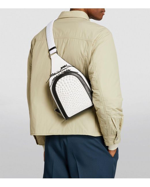 Christian Louboutin White Loubifunk Leather Cross-body Bag for men