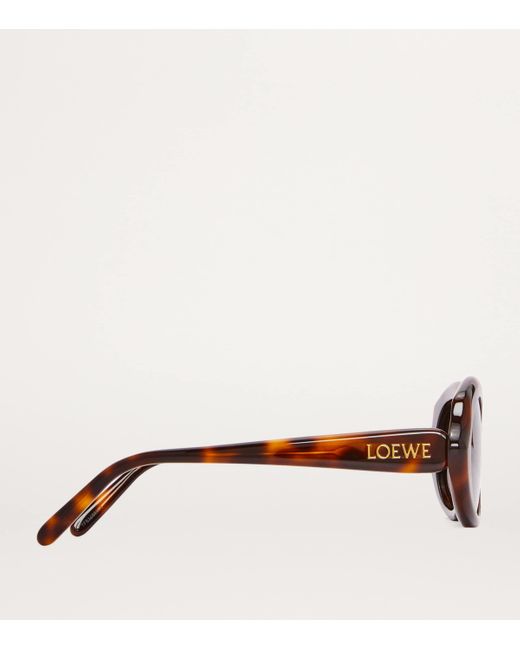 Loewe Brown Mini Oval Sunglasses
