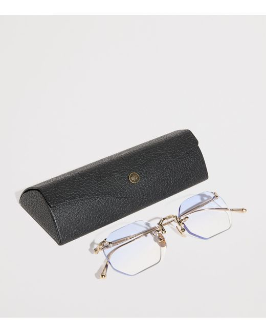 Matsuda Metallic Titanium M3086 Octagonal Sunglasses for men
