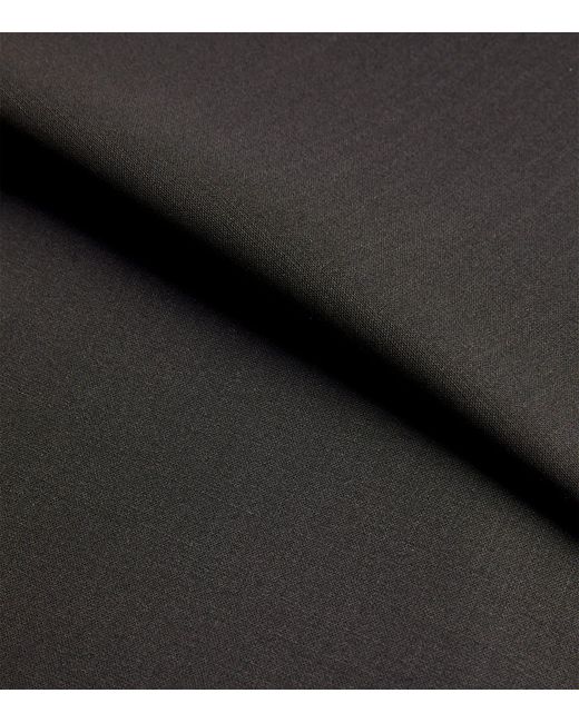 Eskandar Black Wool Japanese Trousers
