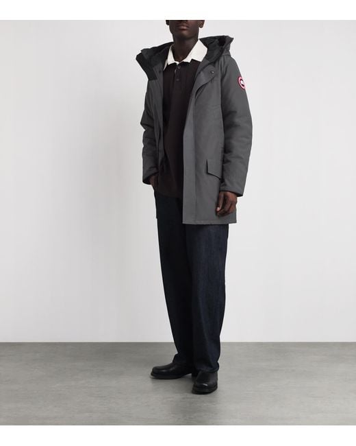 Canada Goose Gray Down Langford Parka Jacket for men
