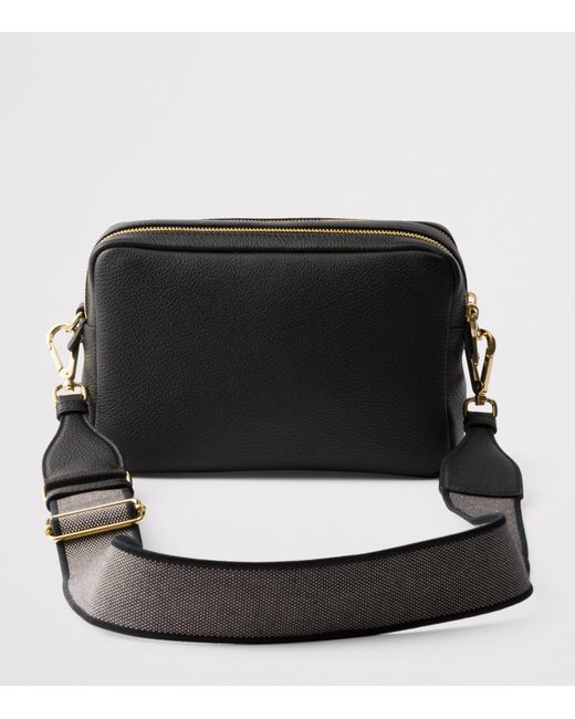 Prada Black Small Leather Cross-Body Bag