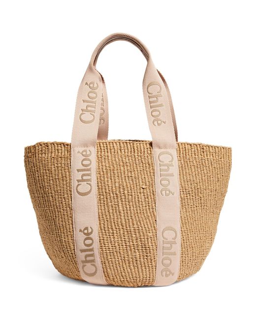 Chloé Natural Large Woody Basket Bag