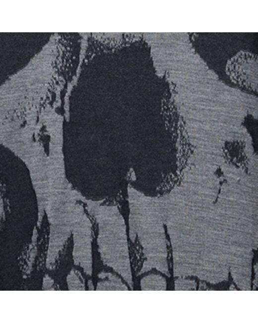 Alexander McQueen Black Wool Skull Sweater