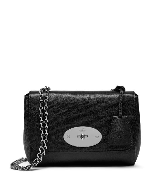 Mulberry Black Leather Lily Shoulder Bag