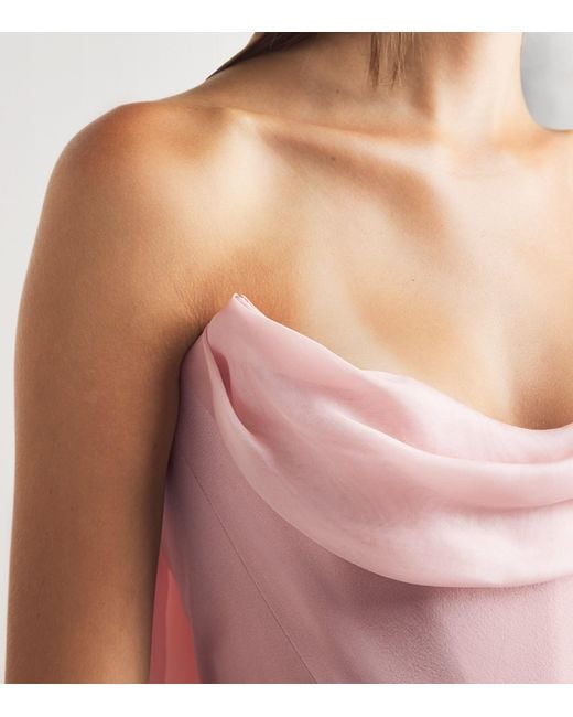 Vivienne Westwood Pink Galaxy Cape Gown