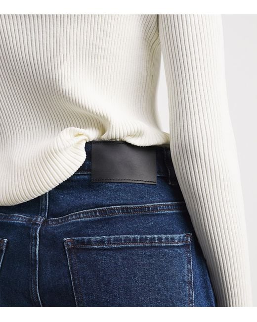 Theory Blue Straight Jeans