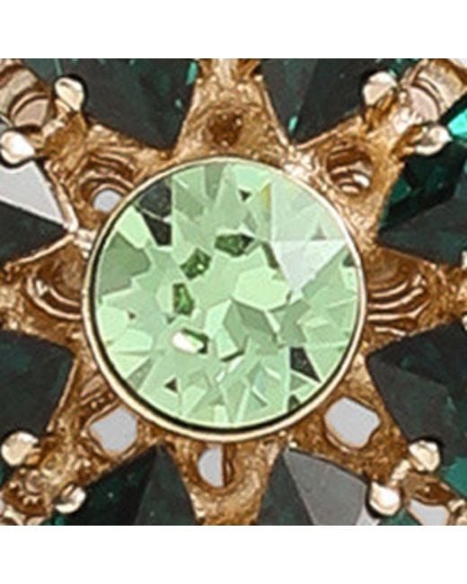 Dolce & Gabbana Green Rhinestone Brooch for men
