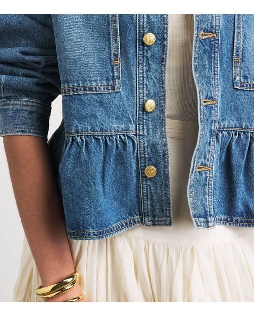 Ulla Johnson Blue Arquette Denim Jacket