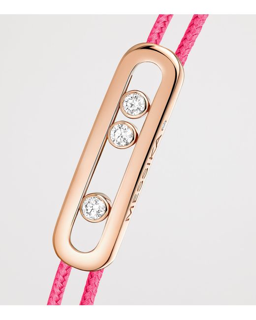 Messika Pink Care(S) And Diamond Bracelet