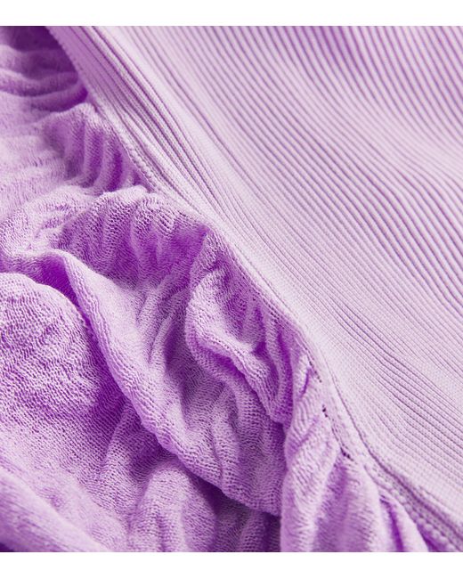 Issey Miyake Purple Ambiguous Dress
