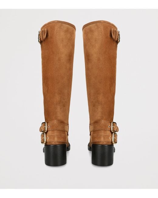 Chloé Brown Suede Dakota Boots 60