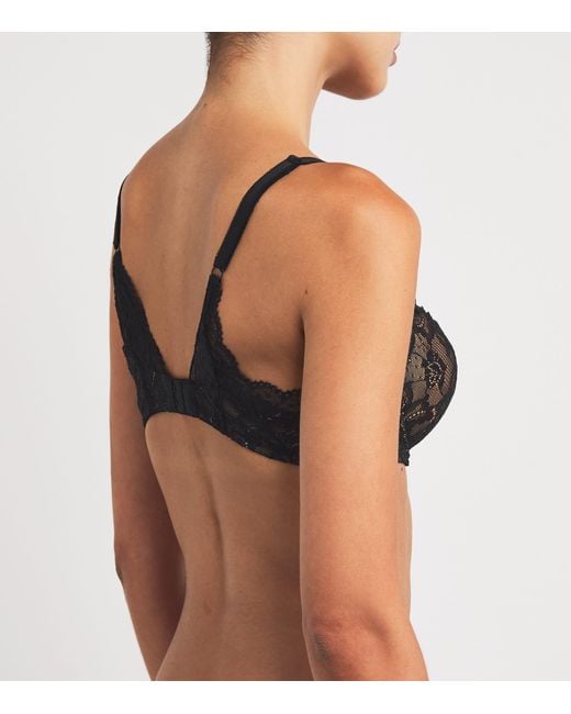 Aubade Brown Lace Rosessence Half-Cup Bra