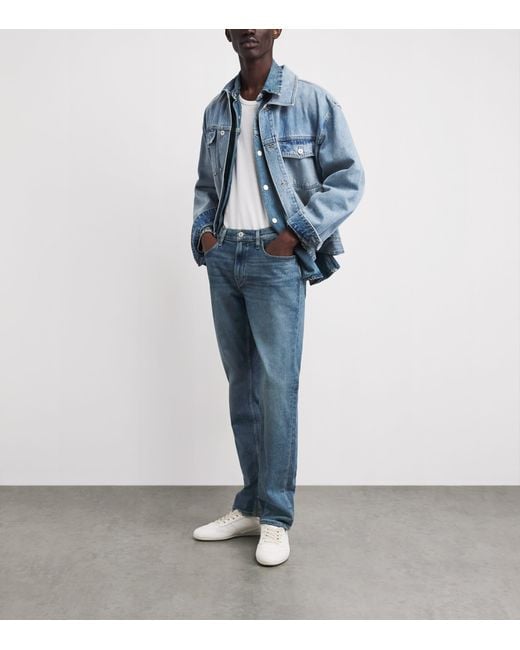 PAIGE Blue Vintage Federal Slim-Straight Jeans for men