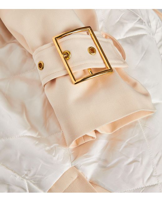 Rose gold cheap trench coat