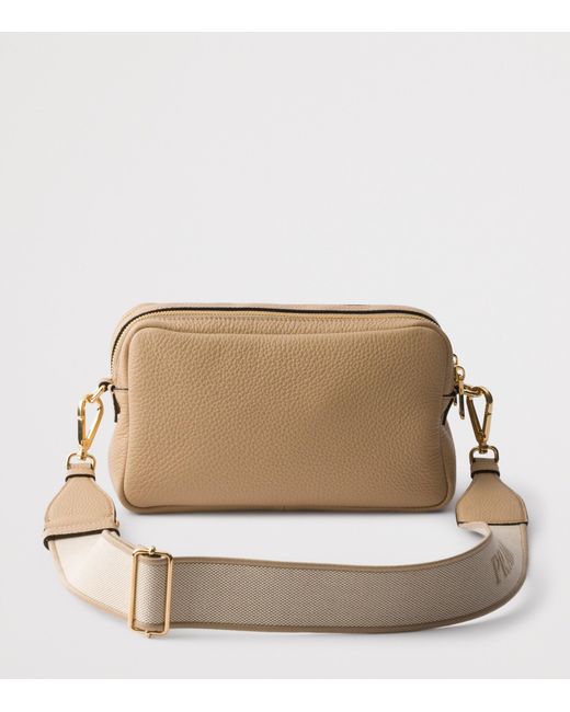 Prada Brown Small Leather Cross-Body Bag