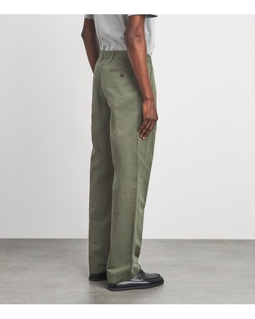 Vince Green Cotton-Linen Louie Chinos for men