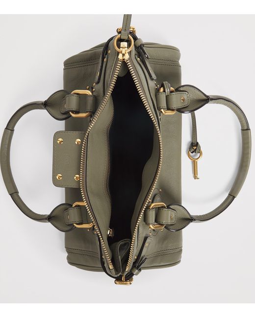 Chloé Metallic Leather Paddington Shoulder Bag