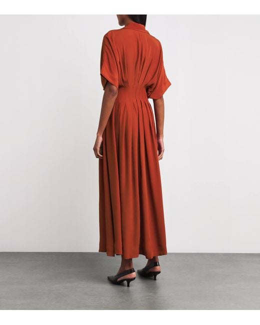 Palmer//Harding Red Crepe Courage Maxi Dress