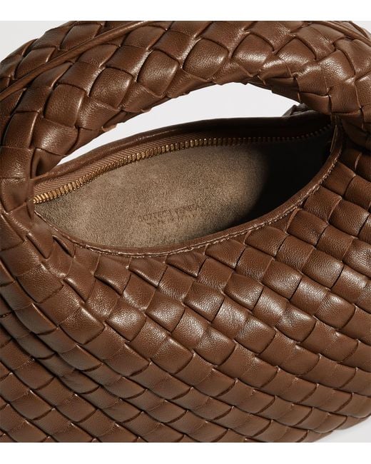 Bottega Veneta Brown Baby Leather Veneta Shoulder Bag