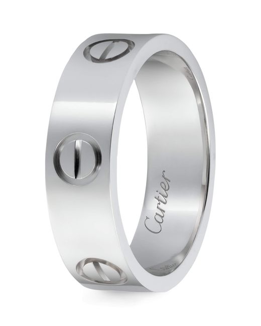 Cartier White Platinum Love Ring