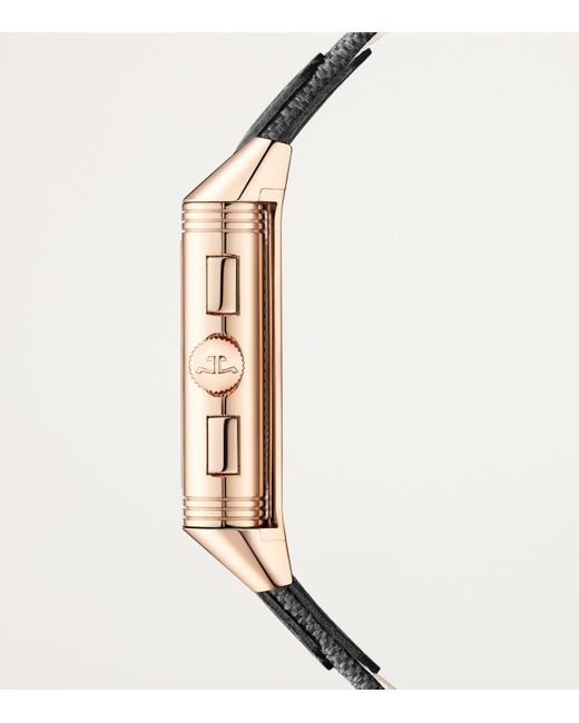 Jaeger-lecoultre Black Reverso Tribute Duoface Watch for men