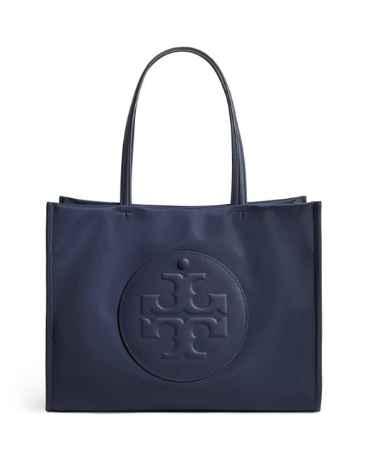 Tory Burch Blue Small Ella Tote Bag