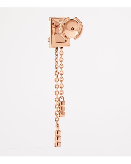 Marli New York White And Diamond Life Tassel Earrings