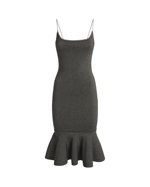 Jacquemus Natural Knitted Pina Midi Dress