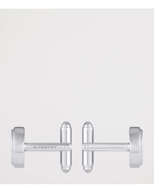 Givenchy White 4G Cufflinks for men