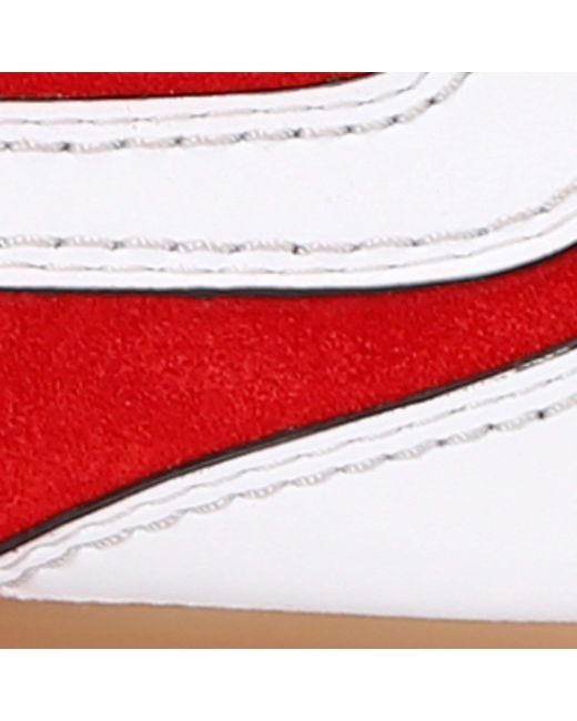 Dries Van Noten Red Suede Dustin Sneakers