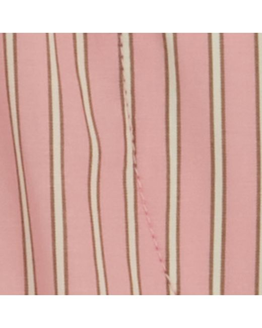 Rag & Bone Pink Cotton Stripe Emma Shorts