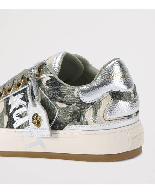 Kurt Geiger Green Southbank Tag Sneakers